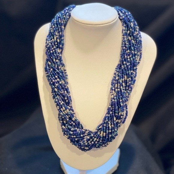 Lane Bryant Jewelry - Blue beaded Necklace